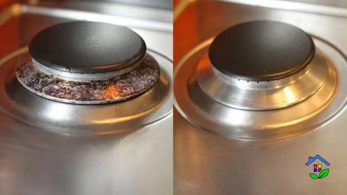 Effortless Gas Burner Cleaning No Scrubbing Required!